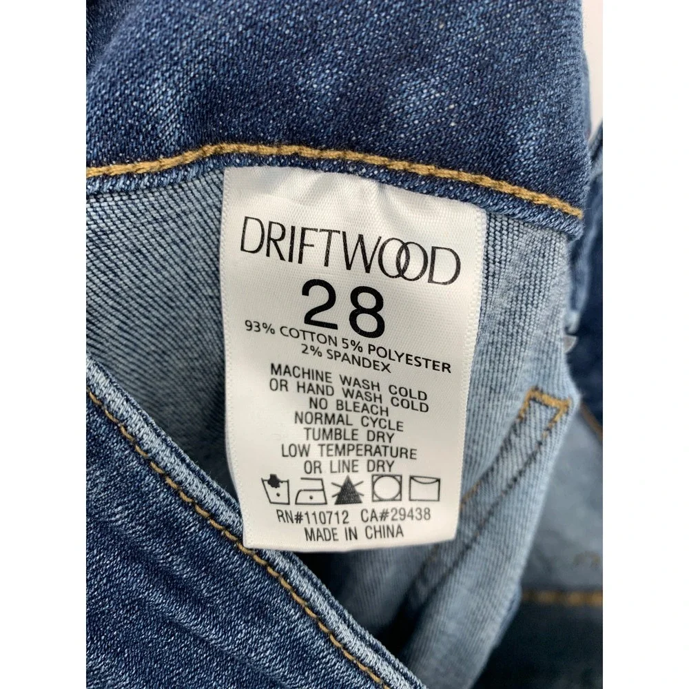 Driftwood Jeans Womens 28 Blue Farrah Flare Braided Pocket High Rise‎ Boho